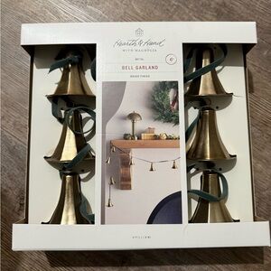 Brass Bell Garland with Velvet Ribbon - Hearth & Hand